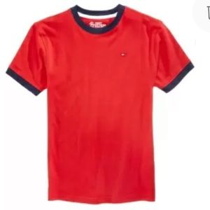 NEW Tommy Hilfiger Ken Boys Tee Shirt, Size Medium, Red